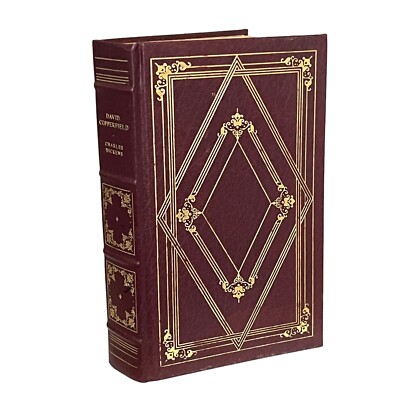 David Copperfield Charles Dickens Collectible HC Leather Franklin Library 1980-image