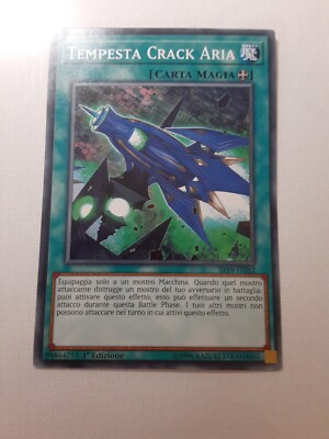 YUGIOH TCG: TEMPESTA CRACK ARIA (Air Cracking Storm) SP18 IT042 1th Edition EX-image
