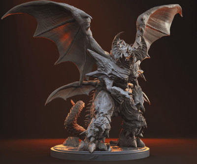 Destroyah Godzilla | Garage Kit DIY Figure Statue UNPAINTED 3D Collectible-image
