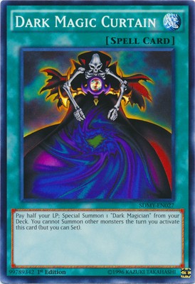 Dark Magic Curtain - SDMY-EN027 - Common - 1st Edition - Lightly Played-image