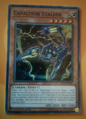 SP18-EN007 Capacitor Stalker 1st Edition Mint YuGiOh Card-image