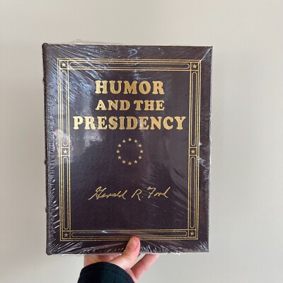 Gerald Ford- Humor and the Presidency (Unopened, Signed Easton Press)-image