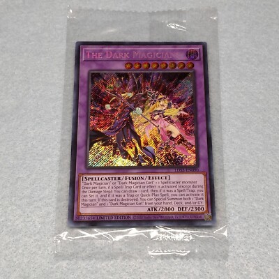 1x Yugioh The Dark Magicians LDS3 Limited Ed Secret Rare Card Sealed-image