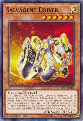 Salvagent Driver - SP18-EN004 - Common - 1st Edition - Lightly Played-image