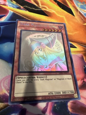 Yu-Gi-Oh! Dark Magician Girl Ghost Rare 1st Edition NM-M GFP2-EN177-image