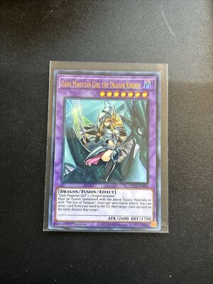 Yugioh Dark Magician Girl The Dragon Knight Ultra Rare DLCS 1st edition NM -image