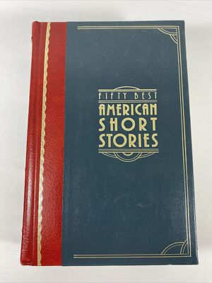 Vintage 1965 Fifty Best American Short Stories Bonded Leather HC [BX 5]-image