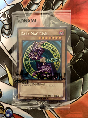 Yu-Gi-Oh! Konami Dark Magician Adidas ADC1-EN001 SEALED PROMO CARD-image