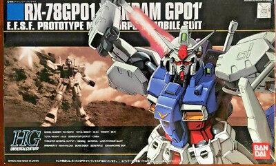HGUC 013 RX-78GP01 Gundam GP01 1/144 Plastic Bandai-image