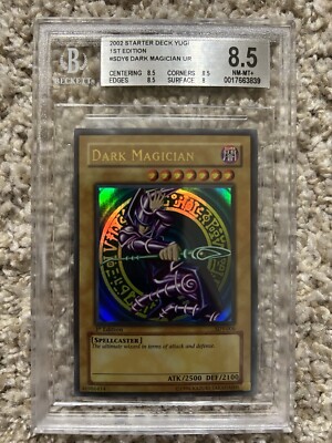 Yugioh Dark Magician SDY-006 Ultra Rare 1st Edition BGS 8.5-image