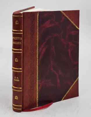 Apocrypha Anecdota, A Collection Of Thirteen Apocryphal Books An [Leather Bound]-image