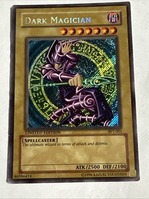 YuGiOh! Dark Magician BPT-001 2002 Collectors Tin Limited Edition LP/MP-image