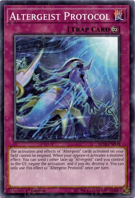 Altergeist Protocol - SP18-EN048 - Starfoil Rare - 1st Edition - Lightly Played-image