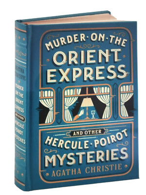 ❤️MURDER ON THE ORIENT EXPRESS & OTHER HERCULE POIROT MYSTERIES Leather Bound-image