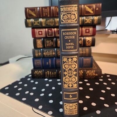 1976 Easton Press ROBINSON CRUSOE Collectors LIMITED DELUXE Edition ILLUSTRATED-image