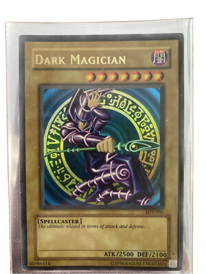 1996 1st Edition Yu-Gi-Oh Unlimited Edition Dark Magician (SDY-006)-image