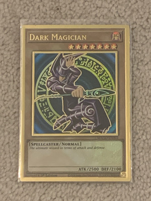 Dark Magician LP Gold Rare (Mago-EN002, 1st Edition) Yugioh-image
