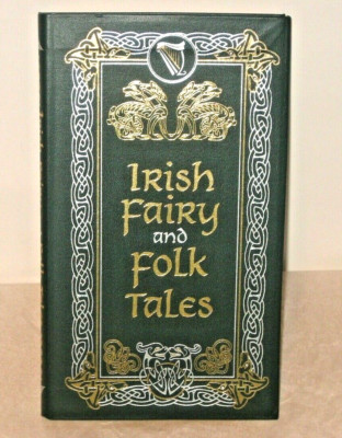 Irish Fairy & Folk Tales Leather Bound Gold Leaf Collectible Pocket Edition 2014-image