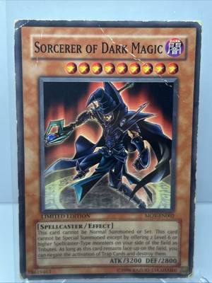 Yu-Gi-Oh TCG #MOV-EN002 Sorcerer of Dark Magic Limited Edition Common HP-image