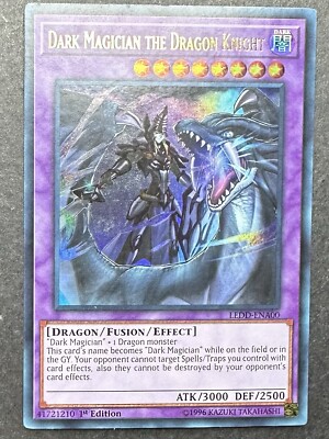 Dark Magician the Dragon Knight LEDD-ENA00 Legendary Dragon Decks 1st EditionA52-image
