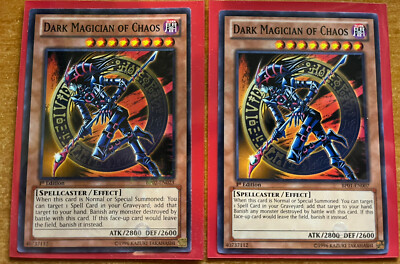 Yugioh 2x Dark Magician Of Chaos 1st Edition NM (Read Desc.)-image