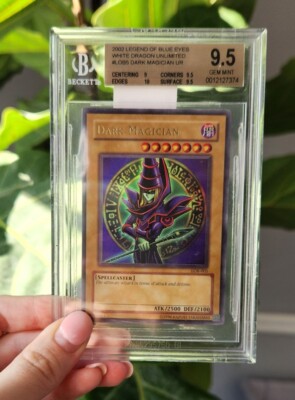 2002 Yu-Gi-Oh DARK MAGICIAN LOB-005 English BGS 9.5 Beckett Yugioh 💎💎-image