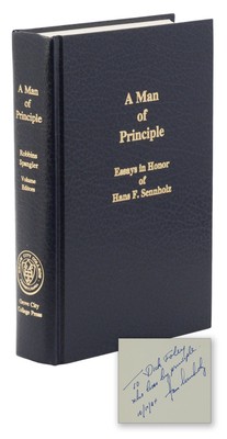 A Man of Principle: Essays in Honor of Hans F Sennholz ~ Signed 1st Edition 1992-image