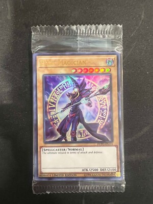 Dark Magician Duel Power DUPO Yugioh Promo Sealed Near Mint Trading Card Game-image