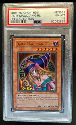 2005 Yu-Gi-Oh! Special Edition Ultra Rare Dark Magician Girl #RDS-ENSE2 PSA 8-image