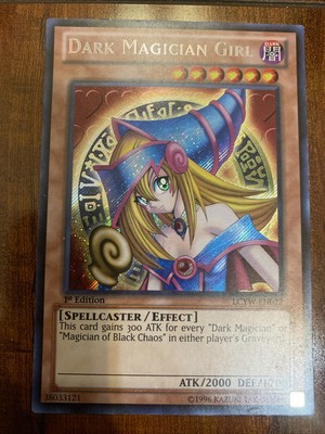 Yugioh Dark Magician Girl LCYW-EN022 1st Edition Secret Rare Holo NM 💎-image