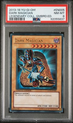2013-2018 YU-GI-OH! LEGEND COLLECTION GAMEBOARD EDITION DARK MAGICIAN PSA 8-image