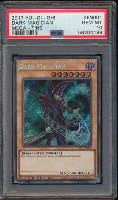 Yu-Gi-Oh! Dark Magician Limited Edition Secret Rare Card CT14-EN001 PSA 10 2017-image