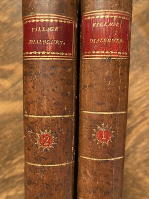 Village Dialogues - Rowland Hill - Philadelphia, 1806. 2 vols. Complete. Scarce.-image