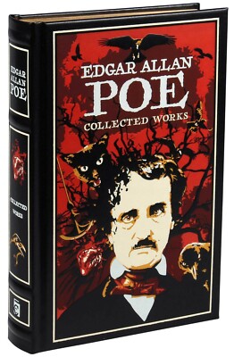 EDGAR ALLAN POE: COLLECTED WORK stories and poems Leather Bound Classics NEW-image