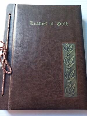 Leaves of Gold Anthology Of Prayers Phrases Inspirational Prose 1962 Lytle -image