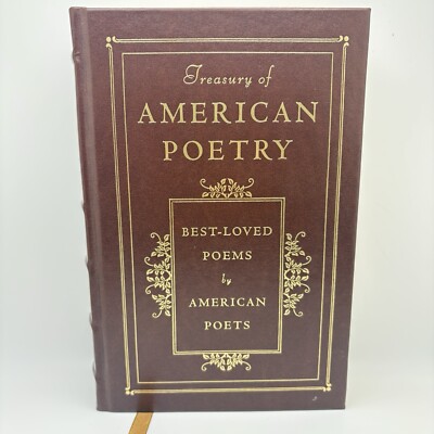 Treasury of American Poetry (1993, Barnes & Noble Leatherbound) American Poets-image