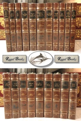 ERNEST HEMINGWAY COMPLETE BLACK LABEL 20 VOL Easton Press🌟19 SEALED 7 w BOXES🌟-image