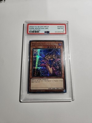 Dark Magician Girl Yugioh 2024 MP24-EN053 Prismatic Secret Rare 1st PSA 10-image