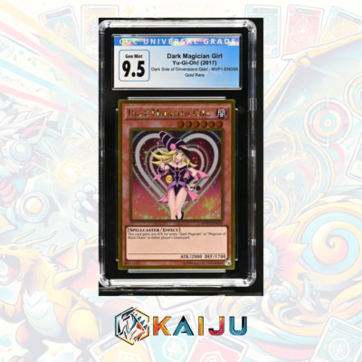 Yu-Gi-Oh! Dark Magician Girl 2017 MVP1-ENG56 Gold Rare CGC GMT 10-image