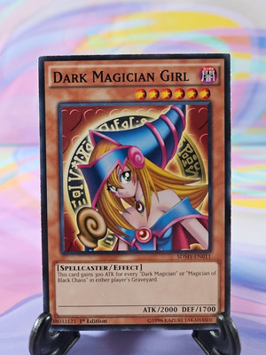 Yu-Gi-Oh TCG Card | Dark Magician Girl SDMY-EN011 First Edition-image