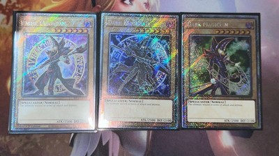 3 Dark Magicians (Quarter century Stampede) (Platinum Secret Rare) RA04-EN106-image