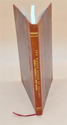 The Whole Booke Of Psalmes. Collected Into English Meeter By Tho [Leather Bound]-image