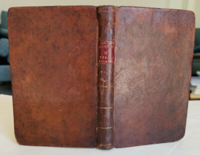 1794. James Hervey Collected Works. In very nice early American leather binding!-image