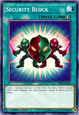 3x Security Block - SP18-EN038 - Common - 1st Edition SP18 - Star Pack VRAINS Yu-image