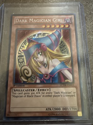 Near Mint Dark Magician Girl 1st Edition LCYW-EN022-image