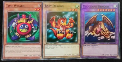 Yugioh Time Wizard Baby Dragon & Thousand Dragon Speed Duel 1st Set Joey Wheeler-image