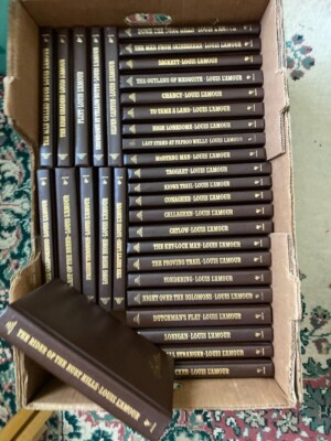 Louis L'Amour 49 Leatherette Books-image