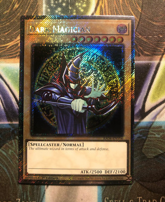 *** DARK MAGICIAN *** ALTERNATE ART PLATINUM SECRET RARE MINT HOLOGRAPHIC YUGIOH-image