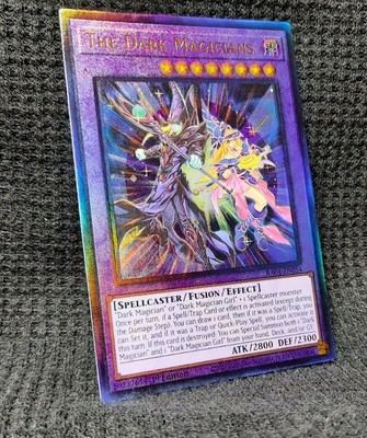 The Dark Magicians ( RA04 - EN054) *PRISMATIC ULTRA RARE* QUARTER CENTURY...-image
