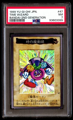 PSA 7 NM Time Wizard 47 Bandai 2nd Generation 1999 Japanese Graded Card-image